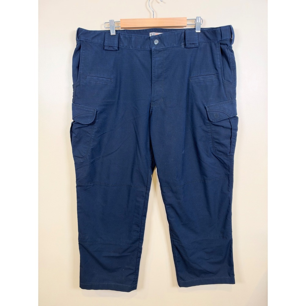 5.11 Tactical TDU Cargo Pants Mens 44x30* Navy Blue Ripstop Work Outdoor Utility